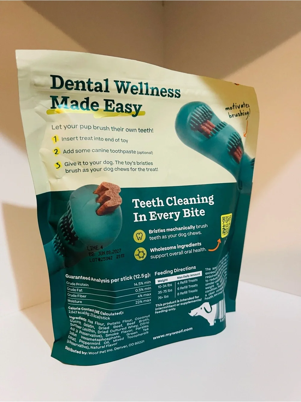 NEW Bite n’ Brush Dental Refill Treat Sticks (Opened)